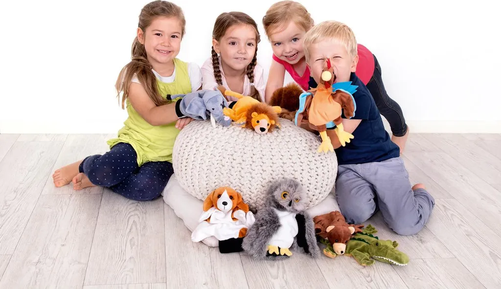 Marionnette à main Chenille pour activités éducatives en maternelle - 2