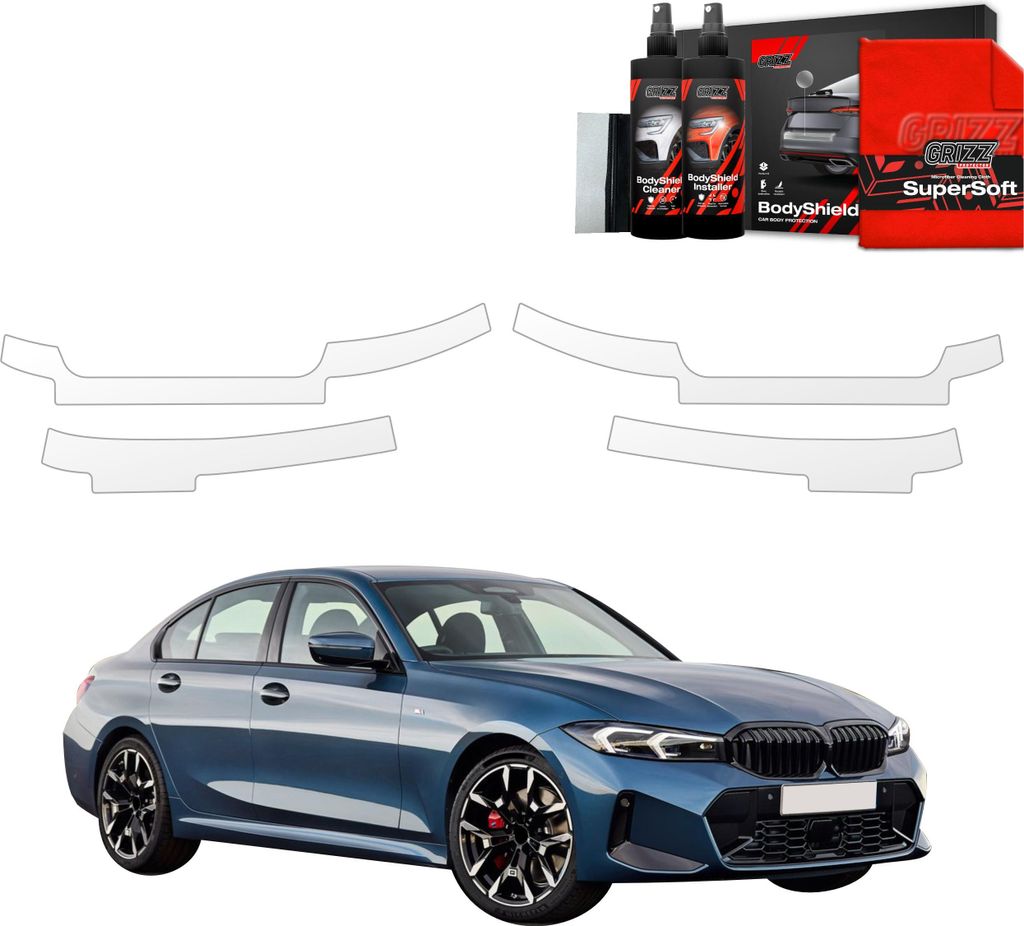 4in1 Schutzfolie Grizz Protector für Schweller - BMW 3 Sedan (2025)