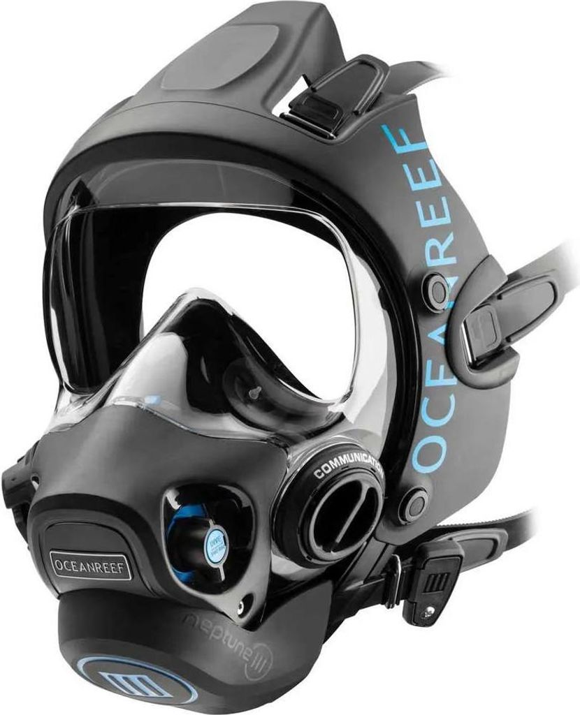 Ocean Reef Neptune Iii Gesichtsmaske Schwarz M-L Schwarz M-L
