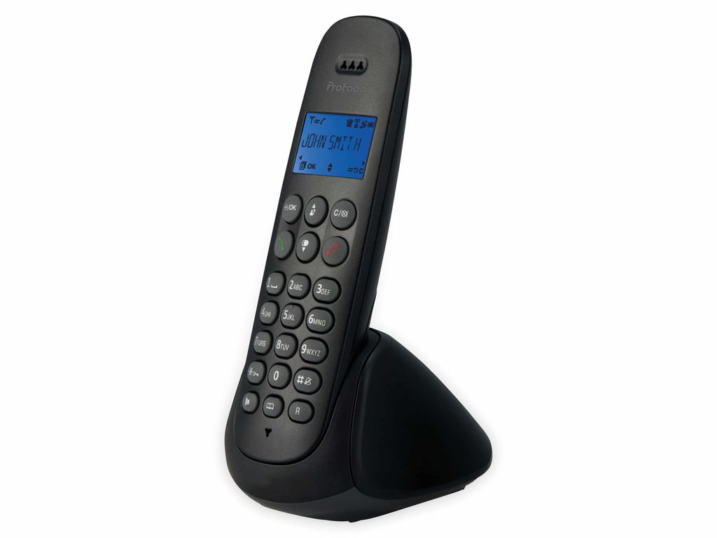 Telefono DECT Profoon PDX-300 Singolo Nero Immagine del prodotto 