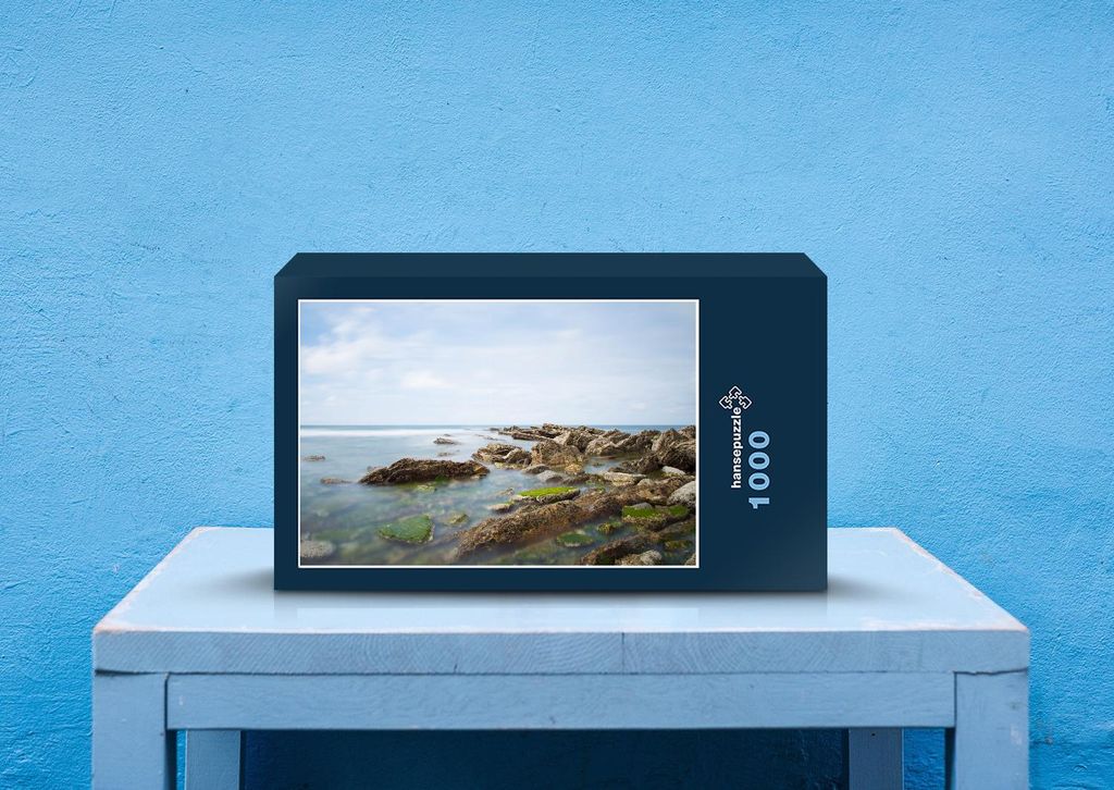 hansepuzzle 38303 - Strand Puzzle, 1000 Teile, Reisen, 60,0 x 46,0cm mit hochwertiger Aufbewahrung, Kartonbox und wiederverschließbarem Beutel