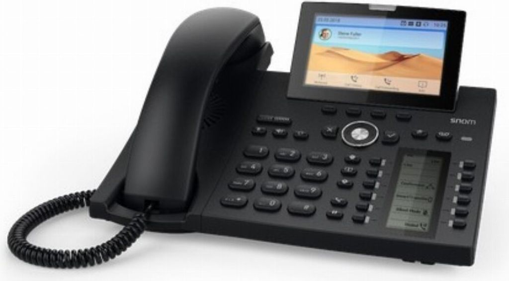 Snom D385 IP Telefon, SIP Tischtelefon Farbe + SmartScreen, Produktbild 