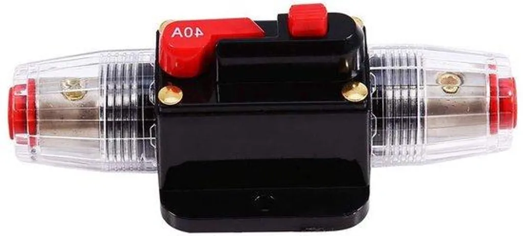Fusible de sécurité 12V-24V CC 40A réarmement automatique pour auto