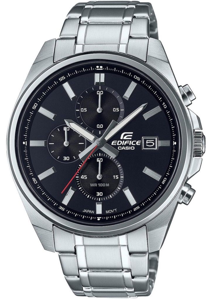 CASIO Edifice Watch EFV-610D-1AVUEF - Steel - Black Immagine del prodotto 