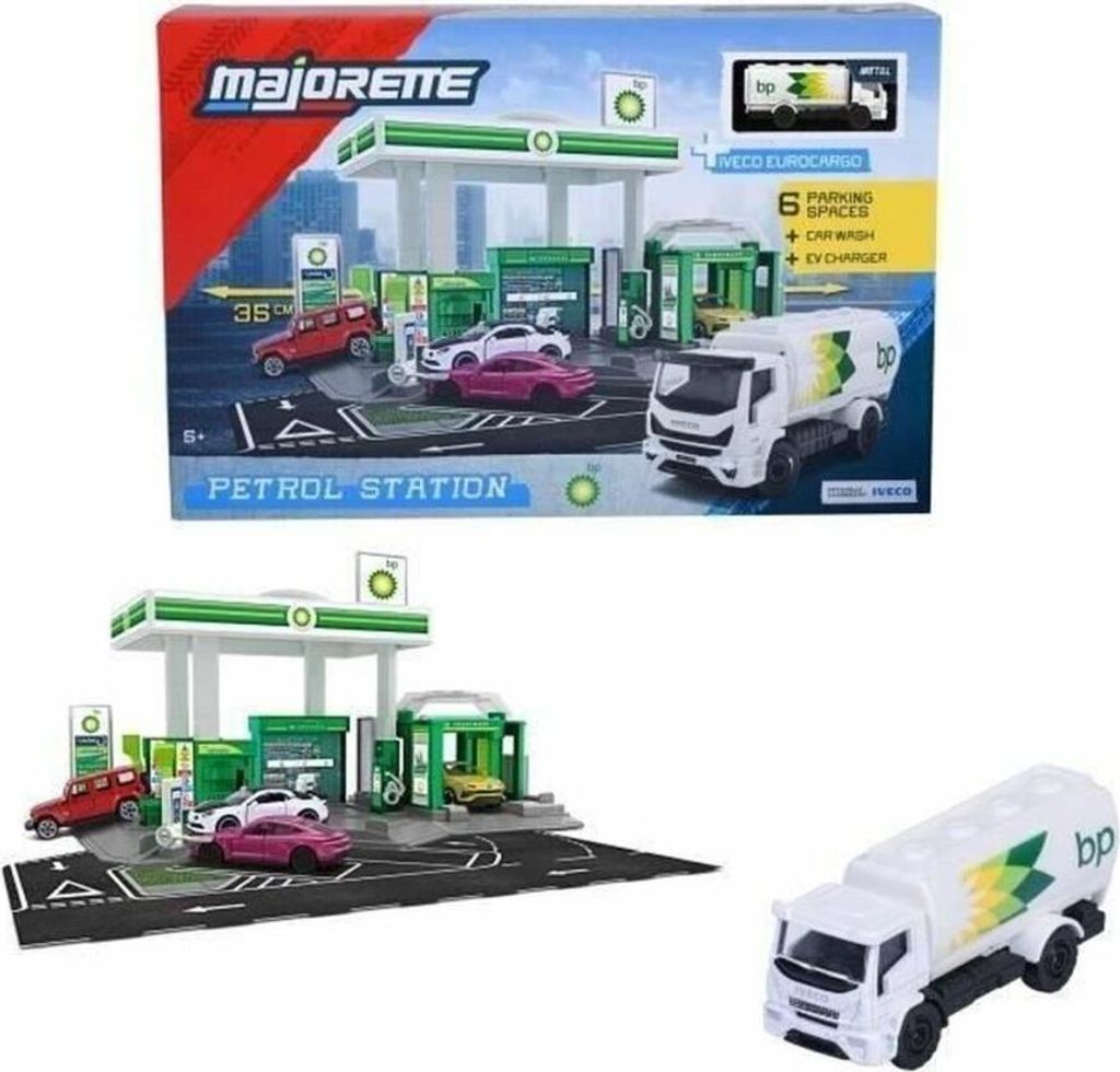 Majorette Petrol Station BP + 1 Vehicle Produktbild 