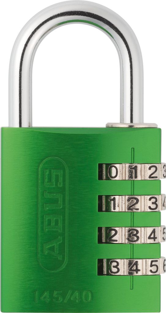 ABUS Zahlenschloss 145/40 in grün Produktbild 