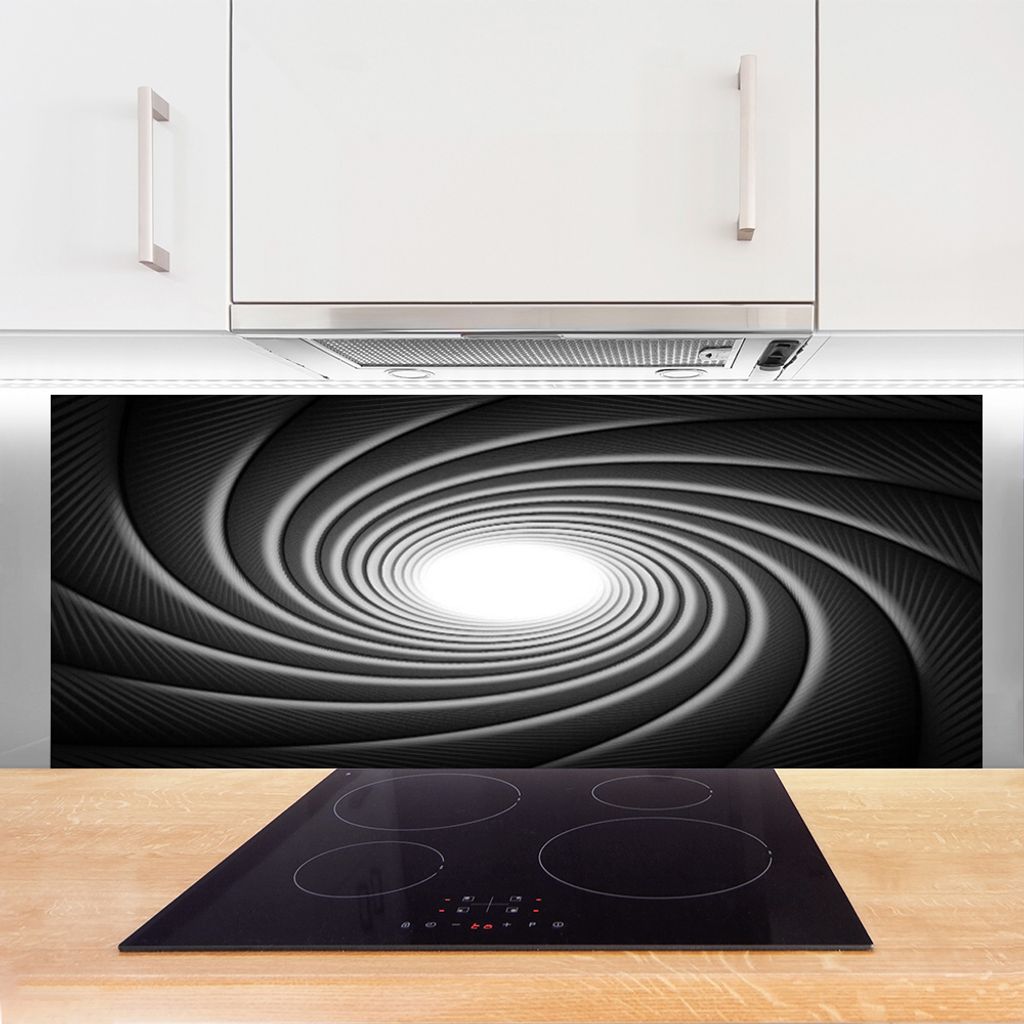 Küchenrückwand aus Glas 120x60cm Spritzschutz Abstrakt Kunst