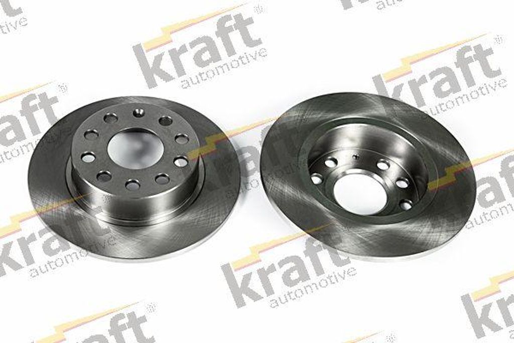 KRAFT AUTOMOTIVE 6050260 Bremsscheibe OE 1K0615601AB kompatibel mit A3 8P, Altea, Altea XL, Leon, Toledo, Octavia, Yeti, Caddy, EOS, Golf Plus, Gol...