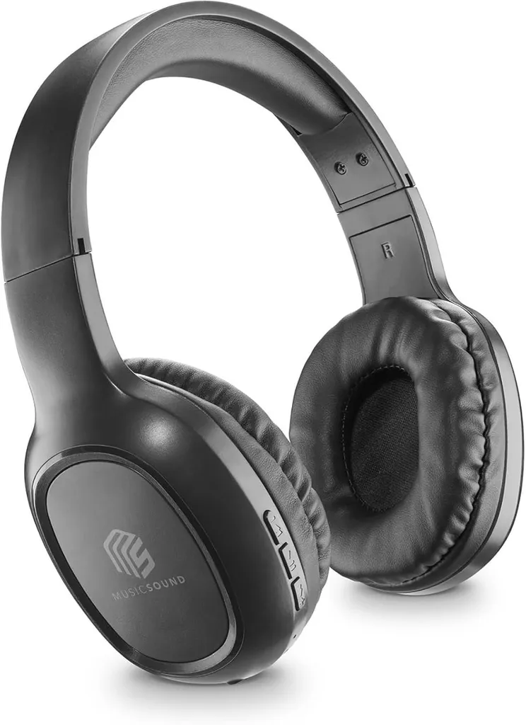 Cuffie Bluetooth con Archetto Retrattile e Display di Stato LED