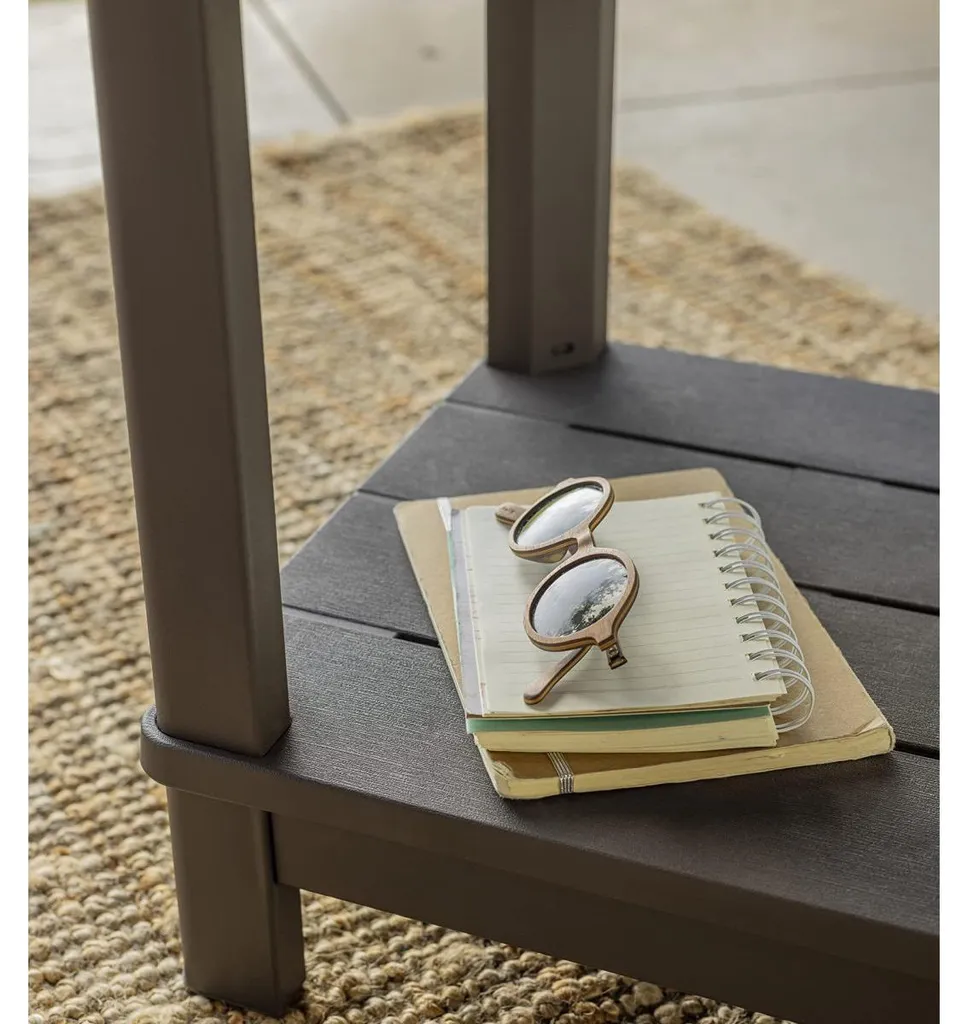 Table d'appoint d'extérieur résistante Keter Deluxe pour petit balcon - 9
