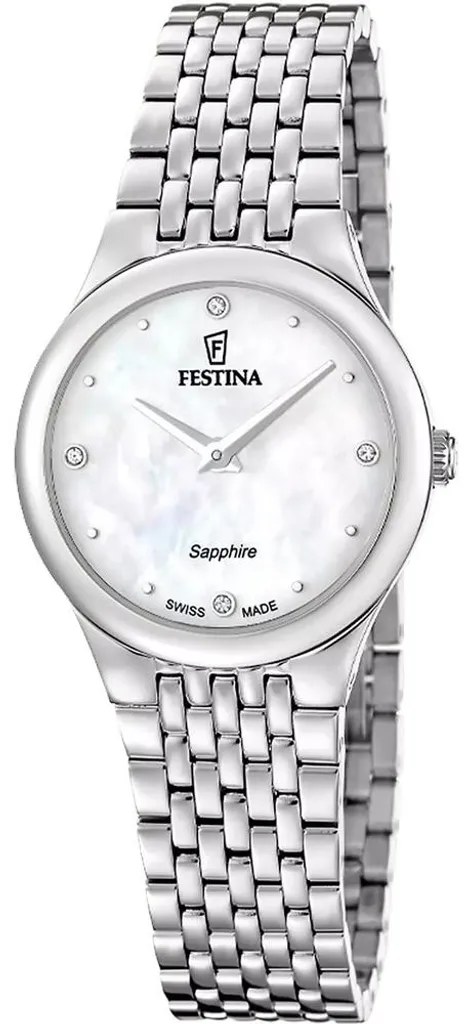 Montre-bracelet pour Femmes Festina - Modèle Classique en Acier Argent