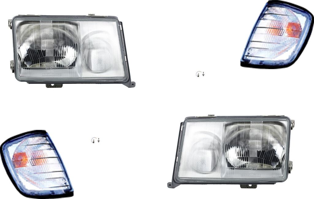 Coppia Fari Alogeni H7 H7 Per Renault Koleos I (2008-2011) – Johns – Set Sinistra E Destra Con Motore Livellamento - 2