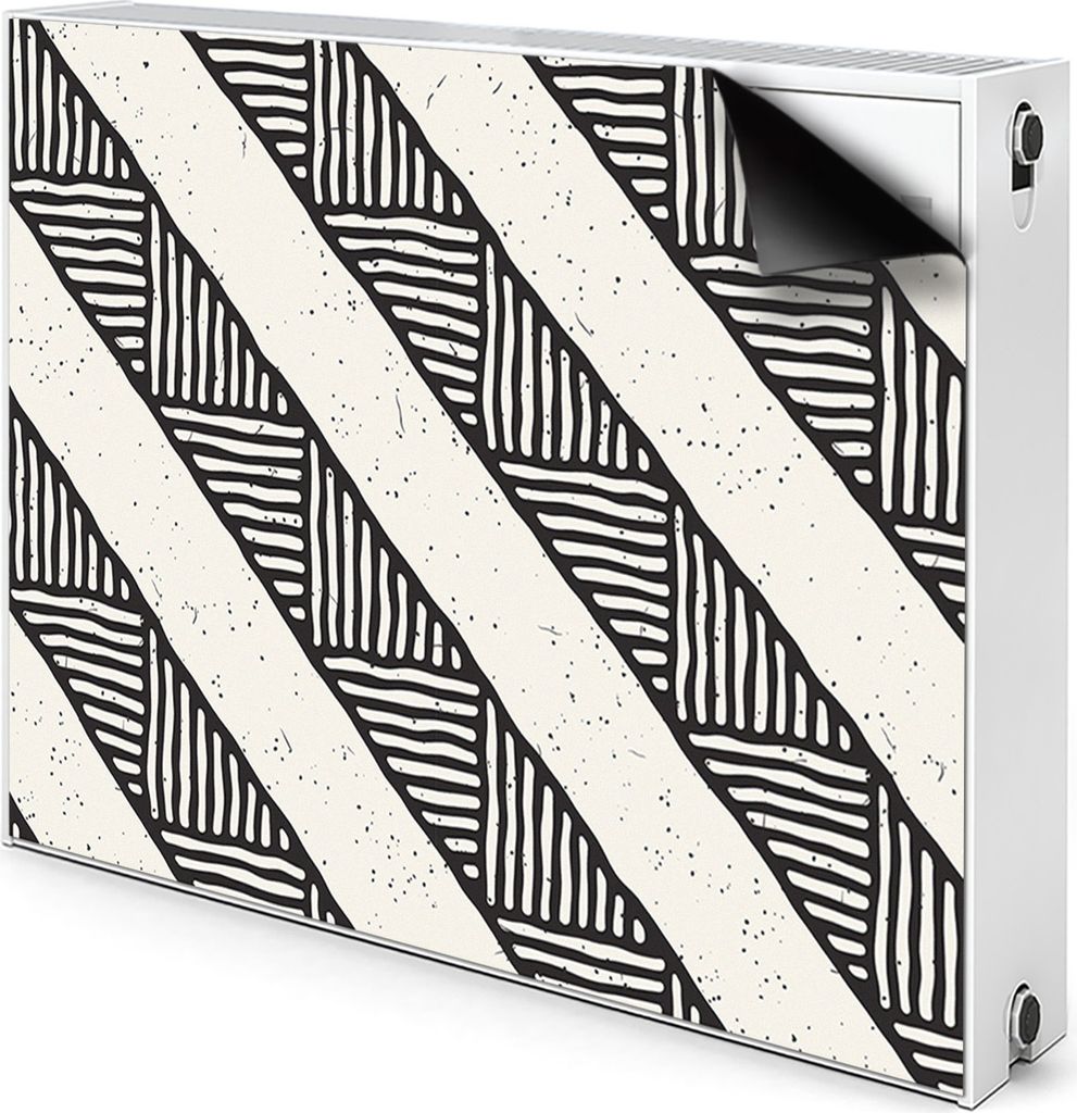 Magnet Heizkörper-Abdeckung Verkleidung Abdeckung Heizkörperabdeckung 110x60 cm - Ethnisches Muster