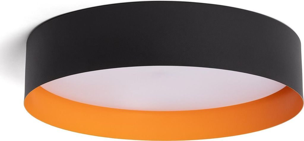 LED Deckenleuchte 40W Metall Talagapa L Schwarz