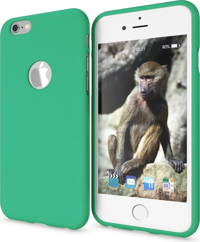 Custodia Protettiva NALIA iPhone 6 6S | TPU Silicone Neon Green Slim