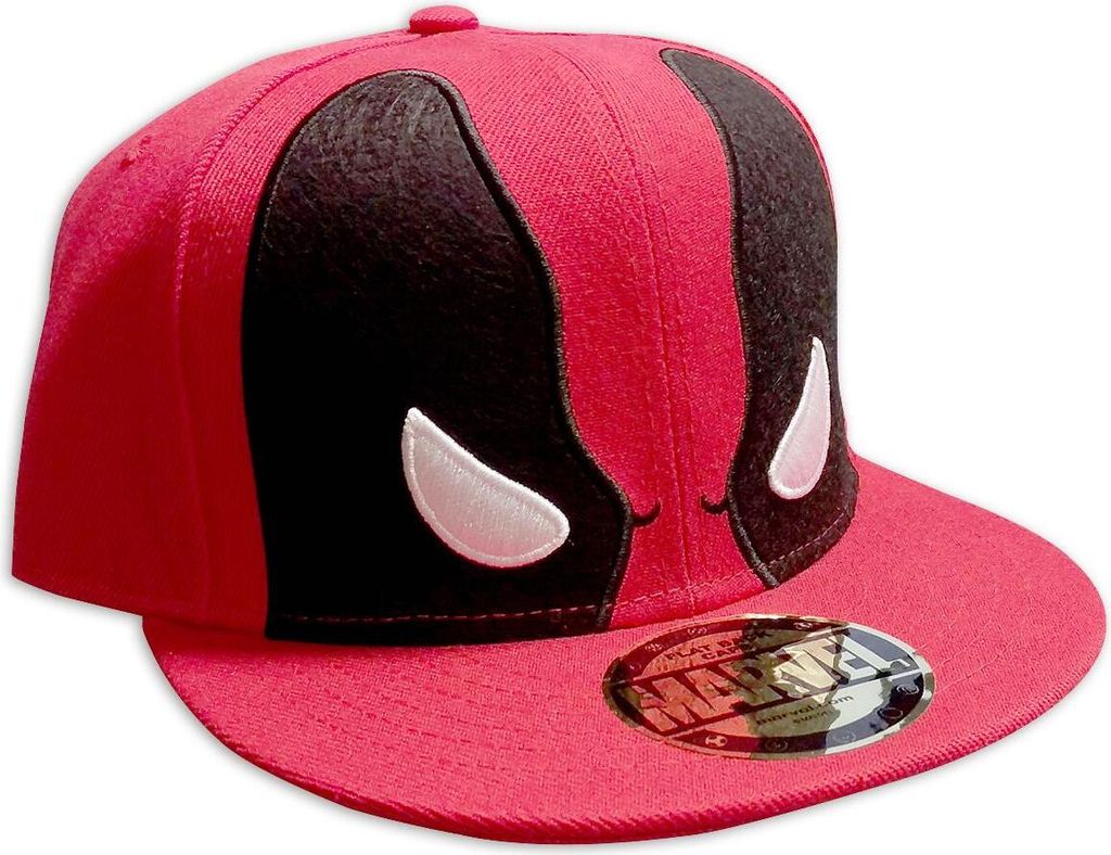 Marvel Deadpool Snapback Cap Angry Eyes Baseballmütze