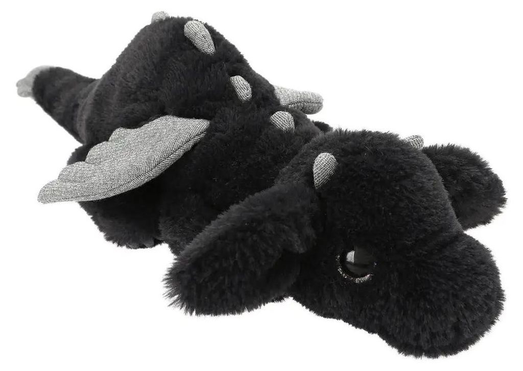 Depesche Vertrieb GmbH & Co. SNUKIS Dragon en peluche noir Image du produit 