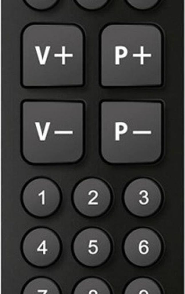 Universal Fernbedienung CGV FIDELIO Easy 5, Große Tasten, Multi-Marken, Keine Programmierung, Für Samsung LG Sony Philips Panasonic TVs