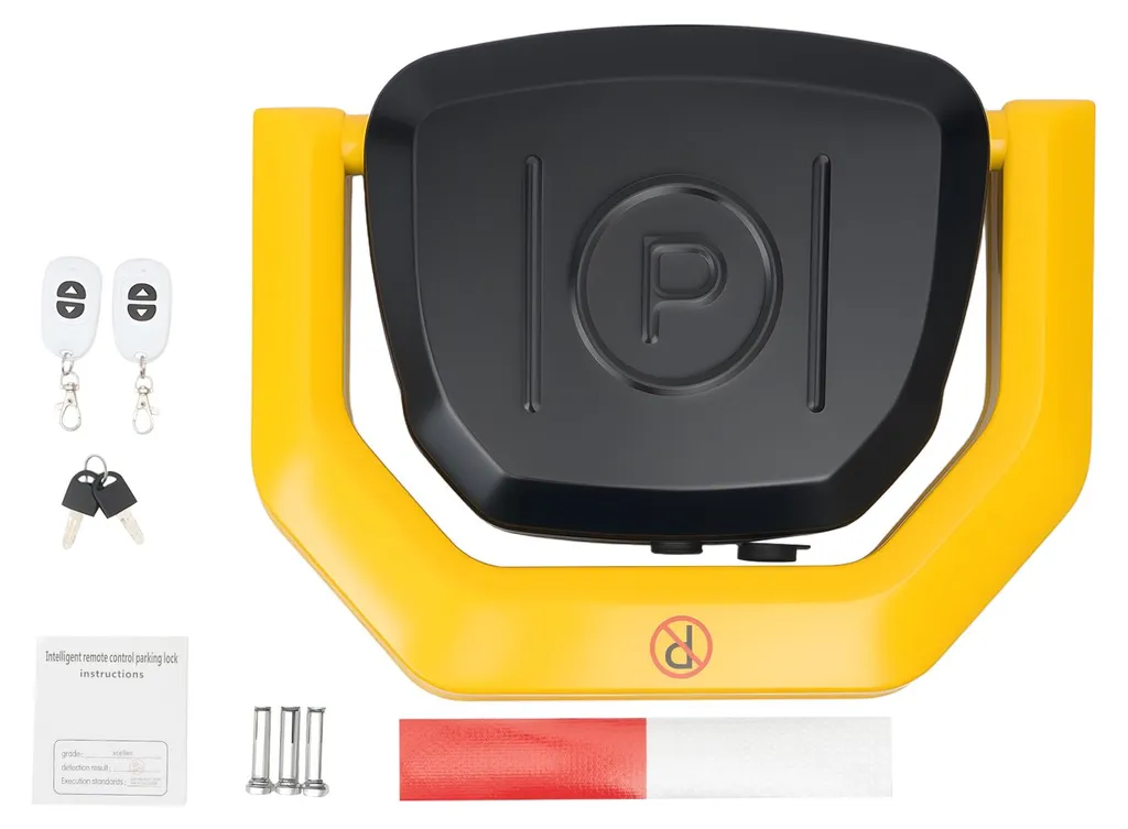 Bloque parking télécommandé jaune IP67 - Protection robuste étanche