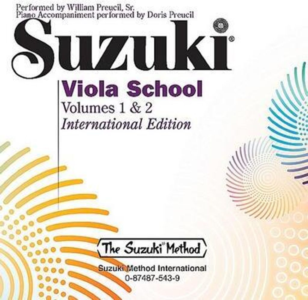 Suzuki Viola School, 2 Audio-CDs. Vol.1+2