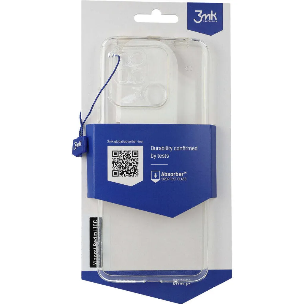 3mk Clear Case per Xiaomi Redmi 10C - Custodia Trasparente Resistente - 9