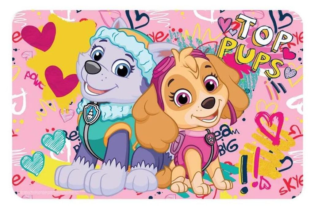 Paw Patrol Tischset für Kinder, abwaschbar, robust und pflegeleicht, 43x28 cm