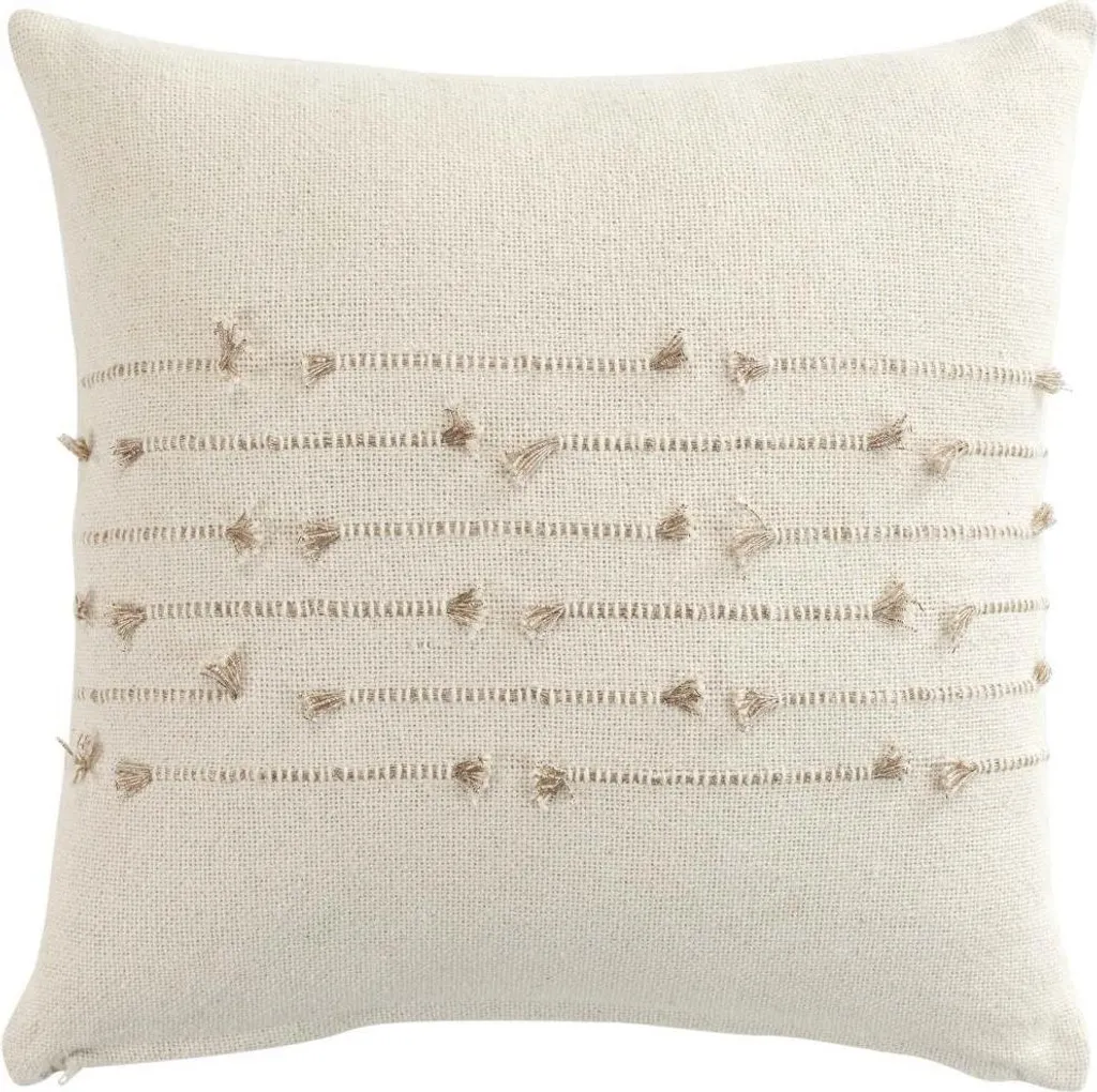 Coussin GOLDEN SUNSET 40x40 cm pur coton au design contemporain