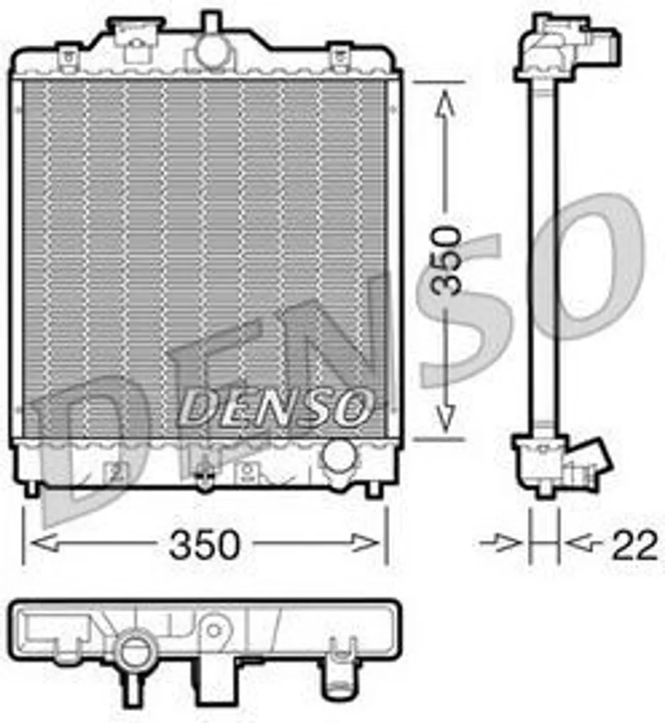 Radiateur de refroidissement pour Civic et HR-V - Qualité DENSO