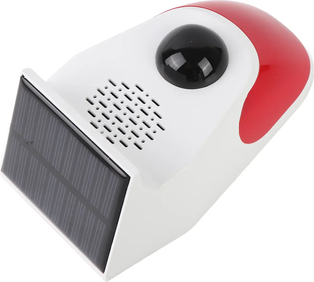 Détecteur de Présence Solaire avec Alarme Sonore et Lumineuse Réglable - 6