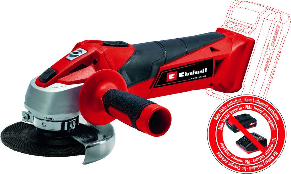 Akumulatorowa szlifierka kątowa Einhell TC-AG 18/115 Zdjęcie produktu 