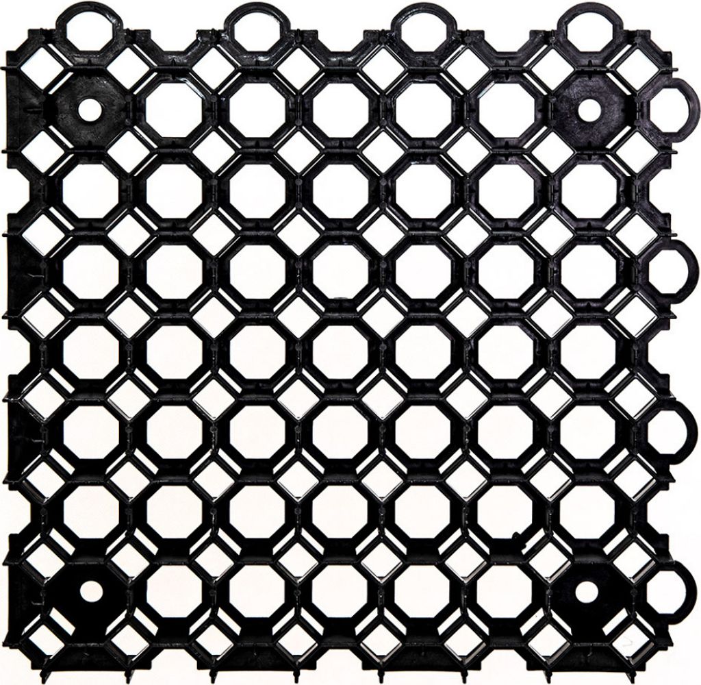 FORTENA Rasengitter Platten 50x50x4 cm, Farbe: schwarz - Produktbild 4