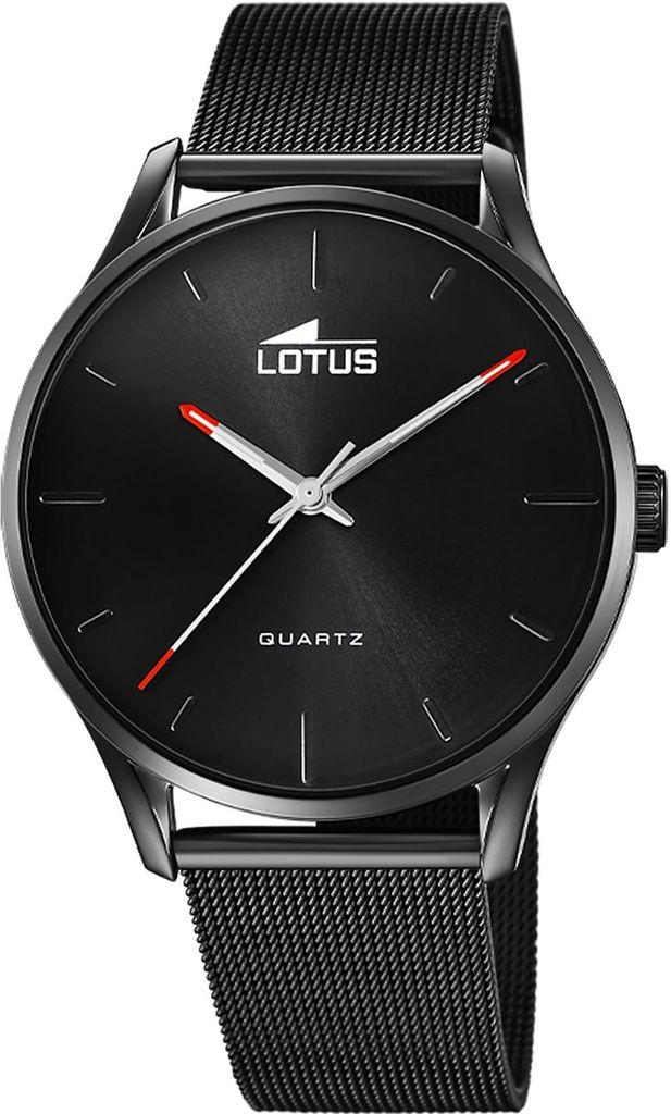 Lotus Herren Armbanduhr 18817/1 Edelstahlband schwarz