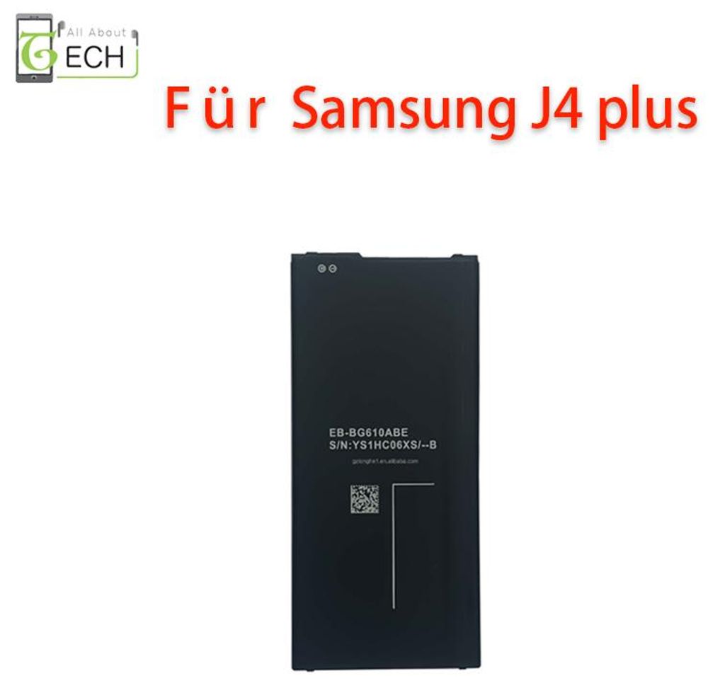 Ersatz Akku für Samsung Galaxy J4 Plus EB-BG610ABE 3300mAh Produktbild 