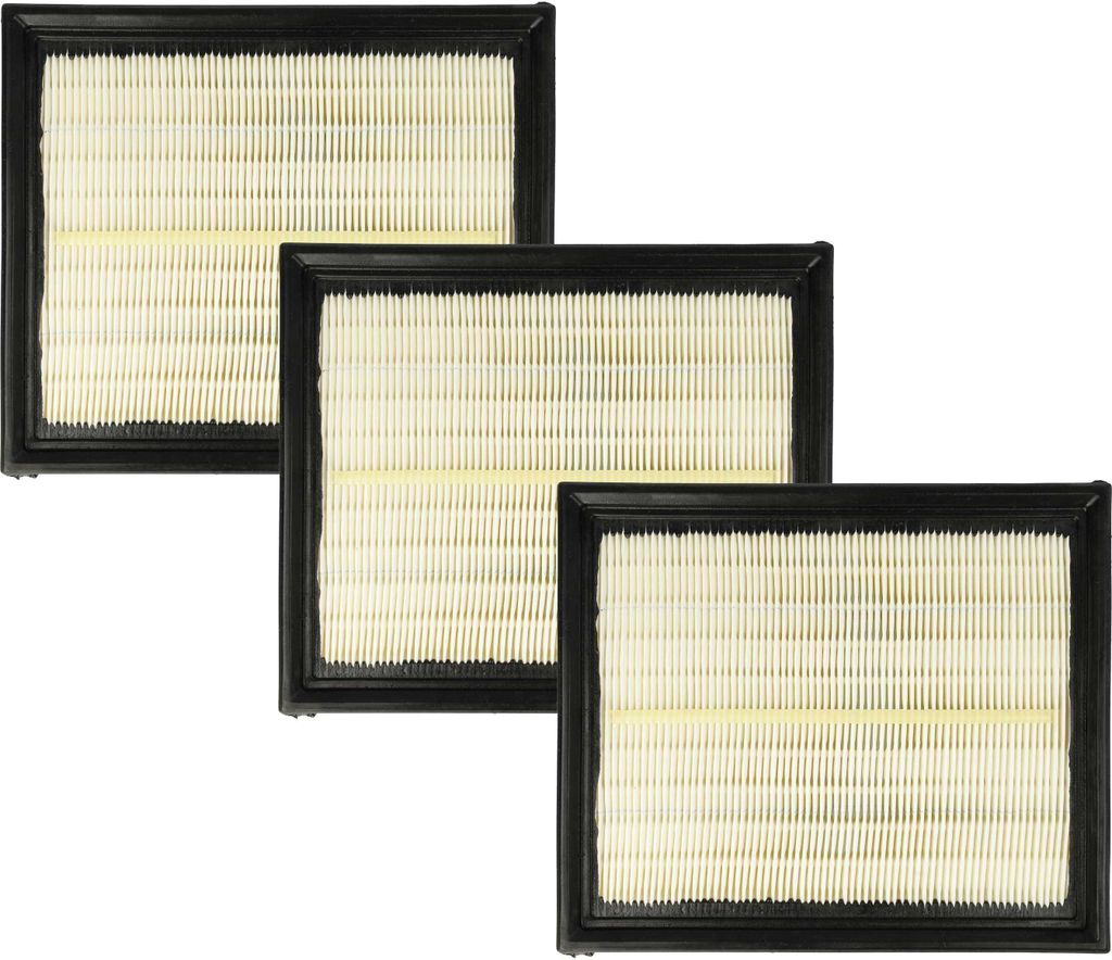 vhbw Filterset 3x Staubsaugerfilter kompatibel mit Lidl Parkside PPWD 30 A1 Staubsauger - Hauptfilter
