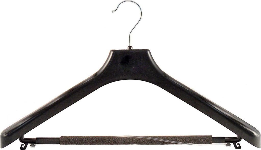 Kleiderbügel für Anzüge und 2-Teiler Anzugbügel Kostümbügel 45 cm schwarz NEU 10 Stück