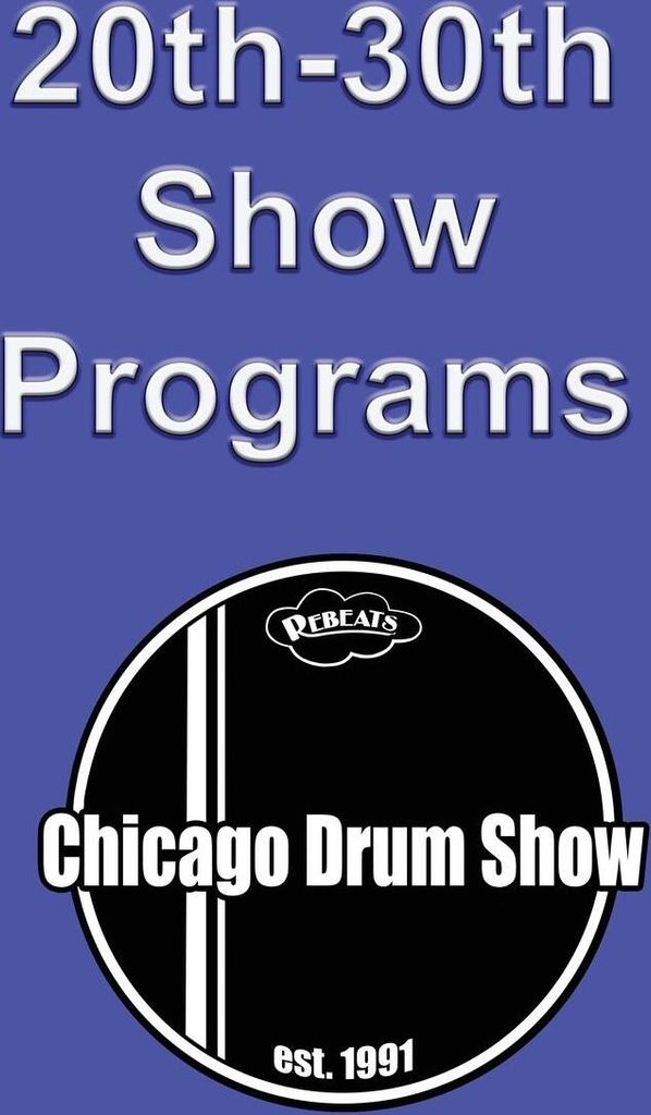 Chicago Drum Show Programs 20-30