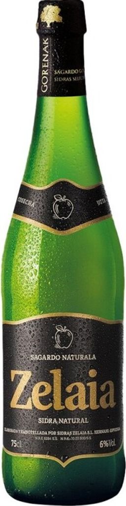 Sidra Natural Zelaia 75Cl. Schaumwein Spanien Asturias Produktbild 