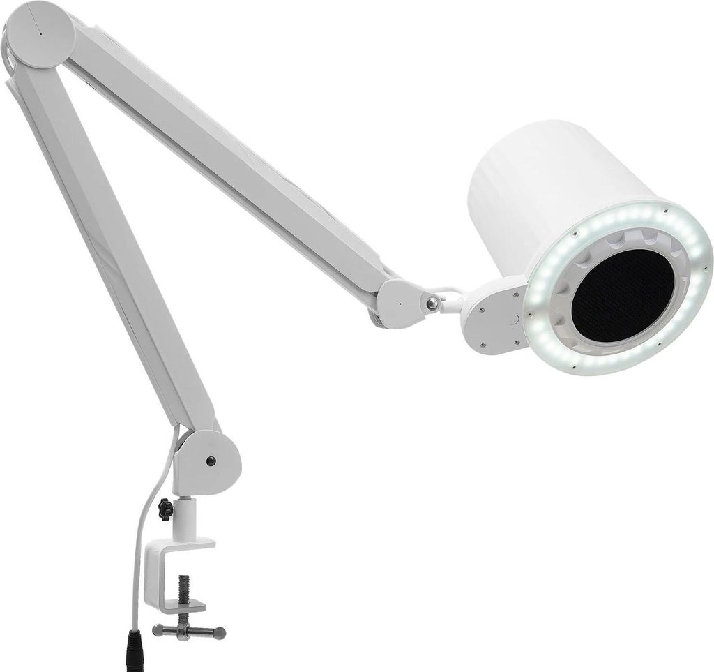 Nagelstaubabsauger - Tischmodell - Leistung 55 W - LED 4000 lm, 3 Lichtfarben 3000–6000K dimmbar - Saugkraft 8 m/s - Drehzahl 0–4300 U/min, 10 ...