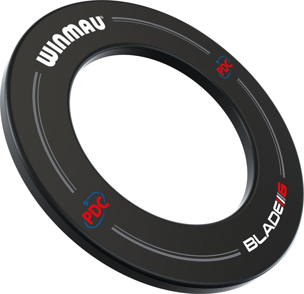 Winmau PDC Surround, Dartscheiben-Einfassung, Schwarz, Produktbild 