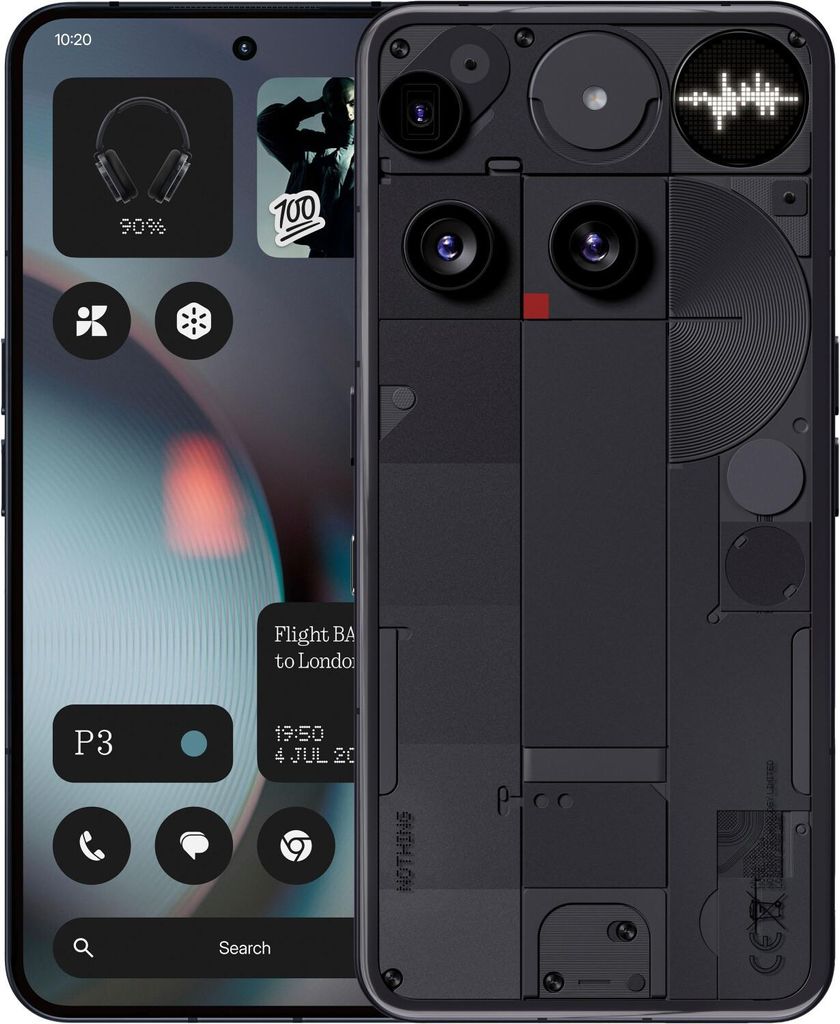 Nothing Phone (3), 16,9 cm (6.67"), 12 GB, 256 GB, 50 MP, Produktbild 