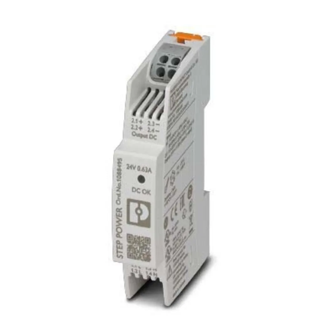 Bloc d'alimentation 24V DC 0.63A STEP3 Phoenix Contact Rail DIN 15W