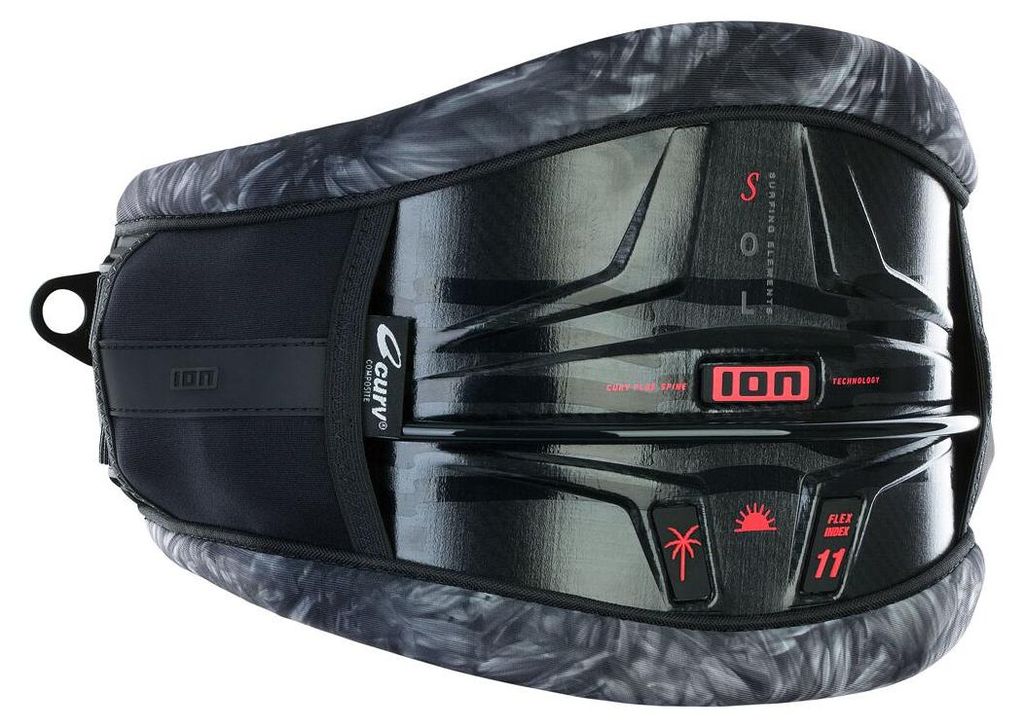 ION Kite Waist Sol Curv SCHWARZ, Größe der Neoprenanzüge und Gurte 38/M