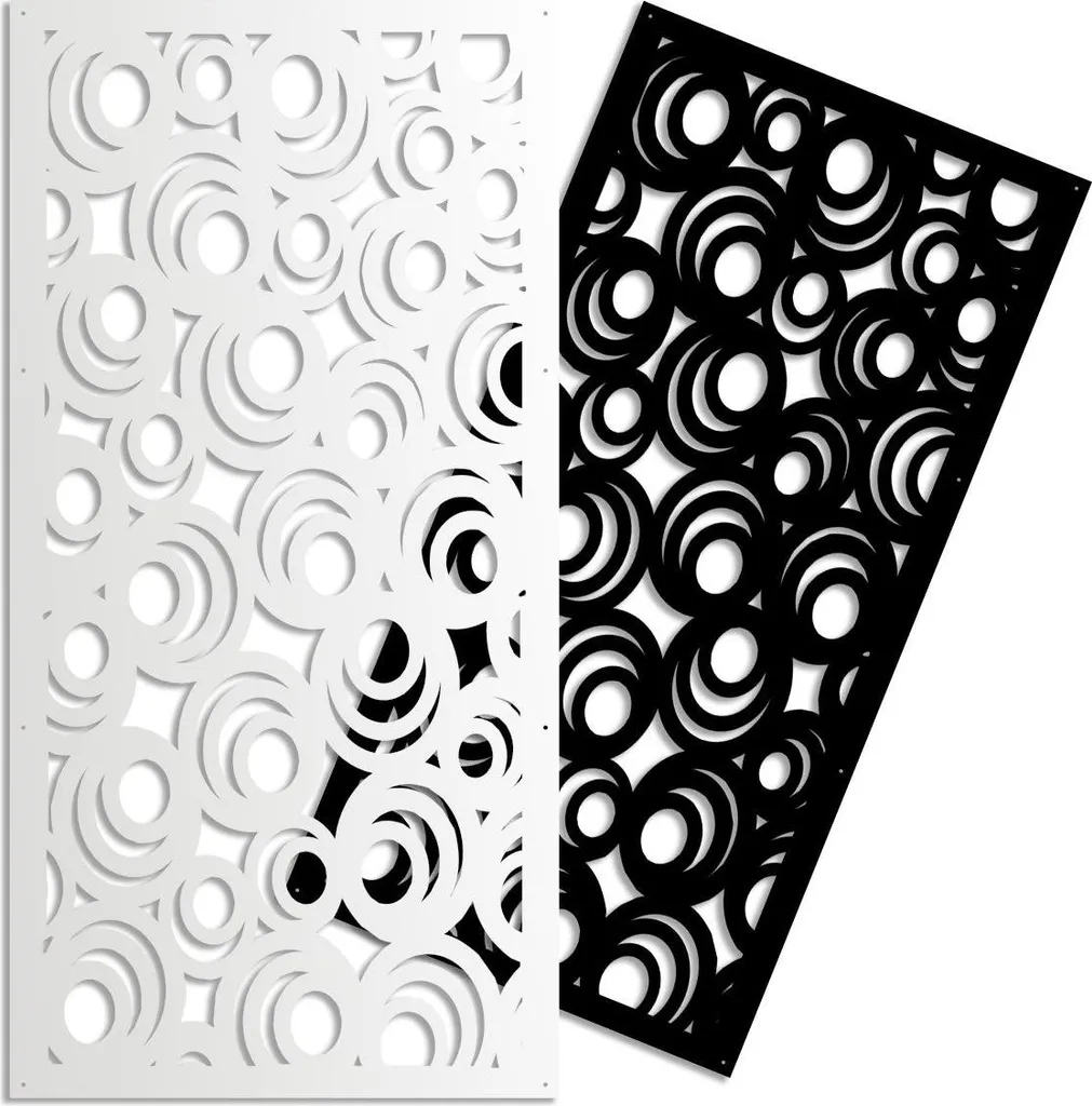 Pannello MICKEY PVC Traforato Bianco 47x94 cm: Il Frangisole d'Arredo