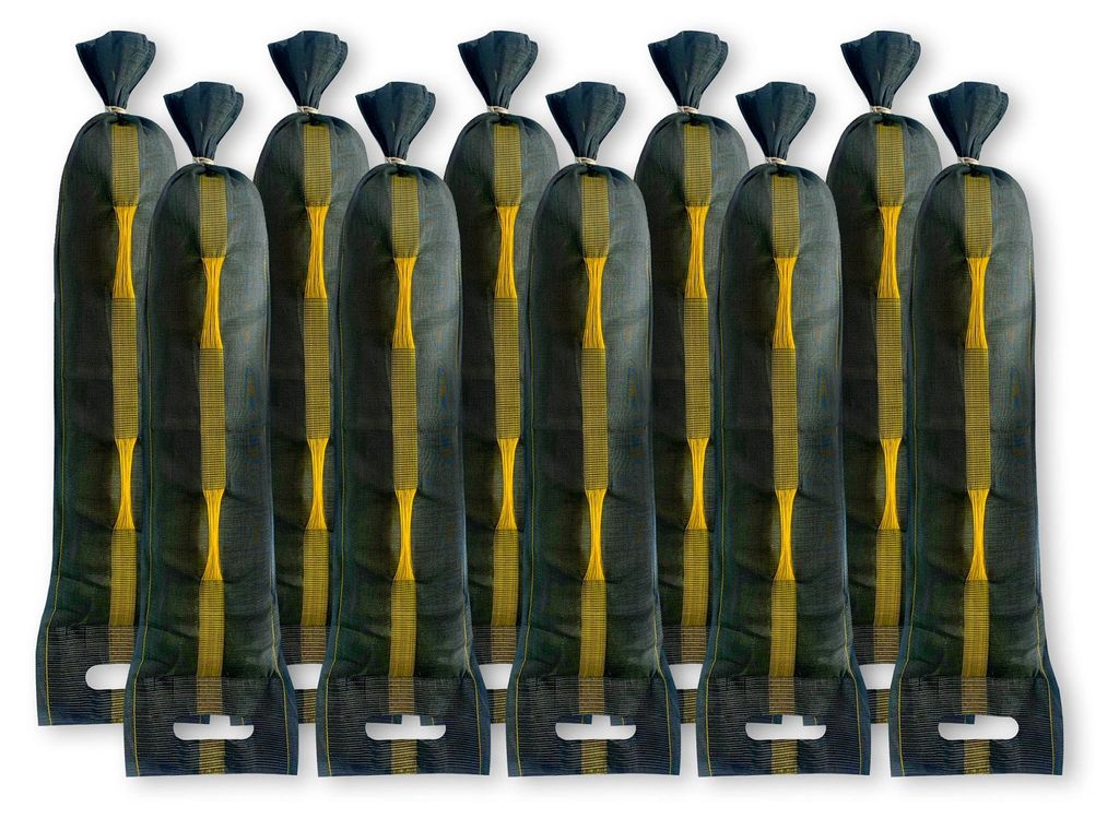 PREMIUM Sandsäcke 10 Stück für Hochwasserschutz - 25x100cm Produktbild 