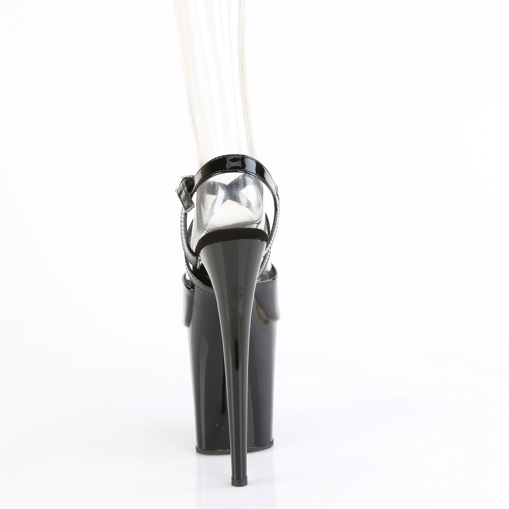 FLAMINGO-824 Damen Sandale von Pleaser, Schwarz Glanz , EU Produktbild 4