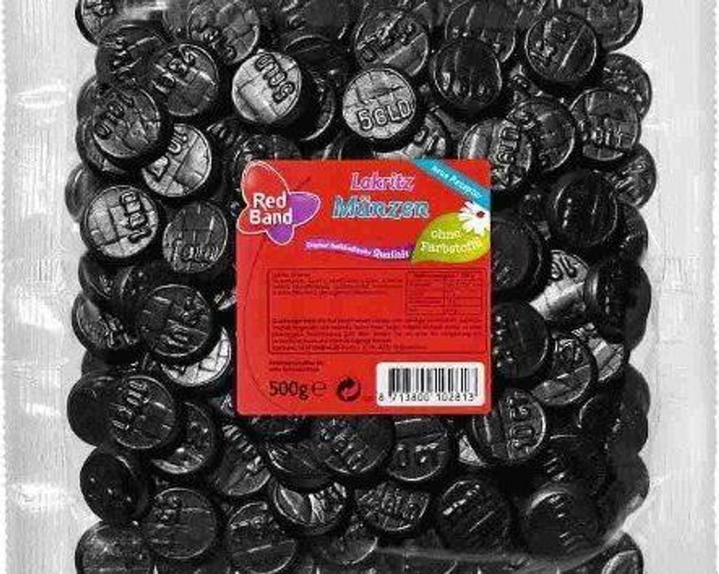 Red Band Lakritz Münzen 500 g Produktbild 