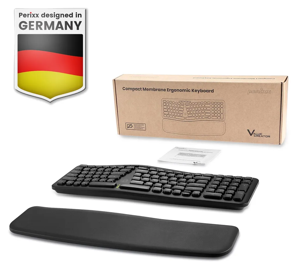 Clavier sans fil ergonomique bureautique Perixx PERIBOARD-636