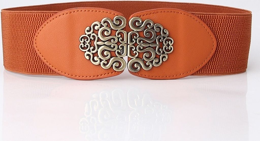 Retro-Gürtel Kiara in Braun - Stilvoller Damengürtel für jeden Anlass KP12631