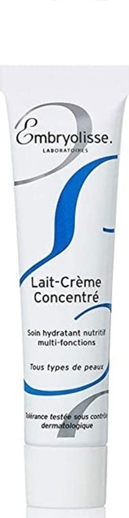A white tube of Embryolisse Lait-Creme Concentre skincare product.