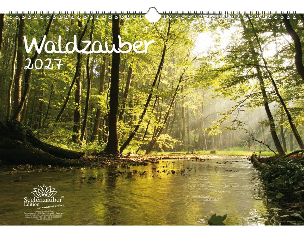 Waldzauber DIN A3 Kalender für 2027 Baum Bäume Wald Natur - Seelenzauber